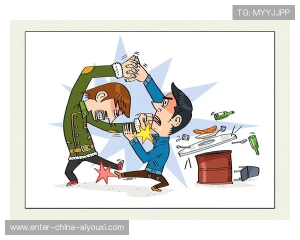 两人互殴到体力耗尽无法站立 两人互殴到体力耗尽无法站立