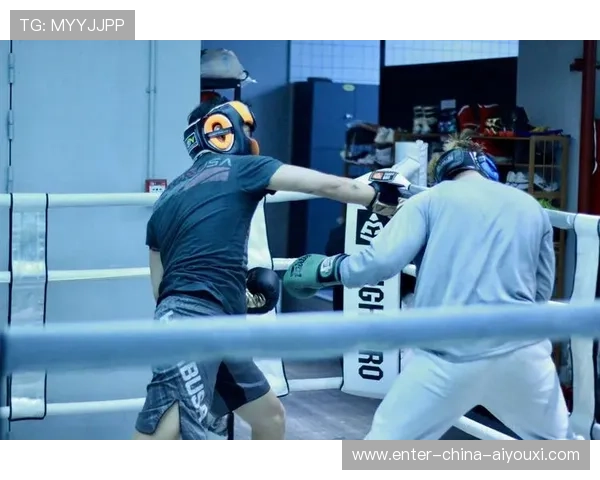 拳击重拳命中裁判立即读秒——速度、力量与荣耀的极限碰撞